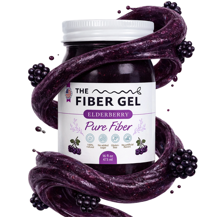 FIBER GEL, Elderberry gel, elderberry fiber, The Fiber Gel, Gel with Fiber, Elderberry flavor fiber. 