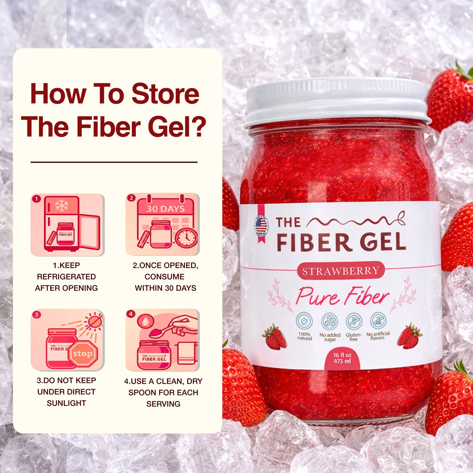 how to store the fiber gel